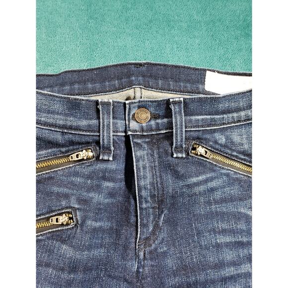 Rag & Bone Jeans Size 27 Blue Stretch Denim Pants Ladies Mid Rise Ladies Skinny - Picture 6 of 13